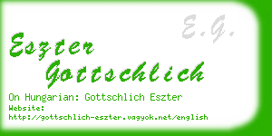 eszter gottschlich business card
